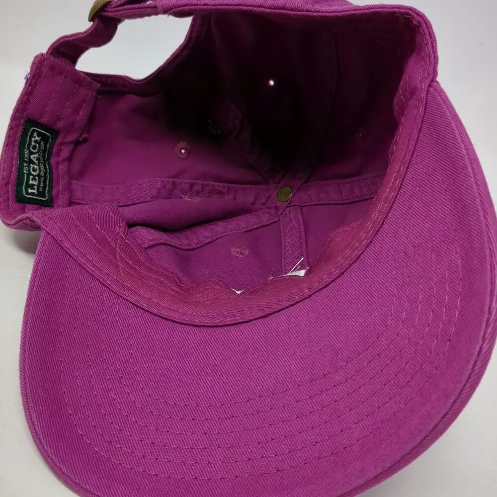 Legacy Baseball Cap Purple One Size UCSB Embroidered Logo Slideback Strap Hat